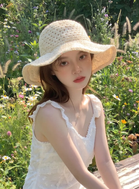 2026新款防晒遮阳渔夫草帽女夏