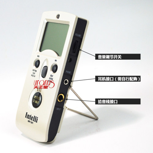 韩国Intelli IMT-301电子节拍器校音器五合一 钢琴吉他管乐通用 - 图2