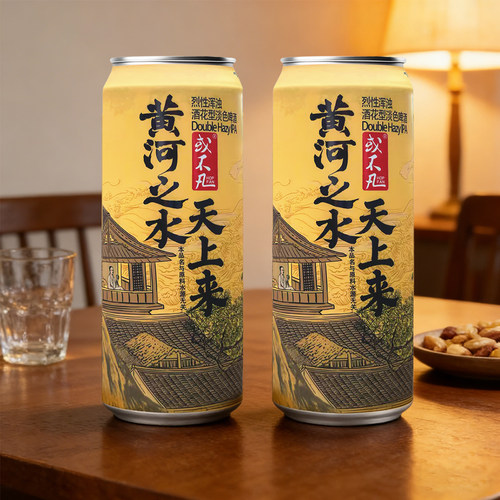 或不凡 加量黄河之水浑浊IPA天上来国产精酿啤酒 500ml 单罐自选 - 图1