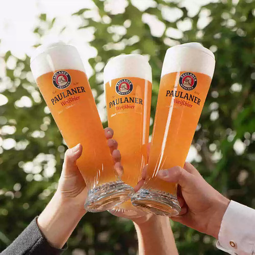 整箱 德国进口柏龙白保拉纳白啤酒 宝莱纳小麦瓶装啤酒500ml*20瓶 - 图2