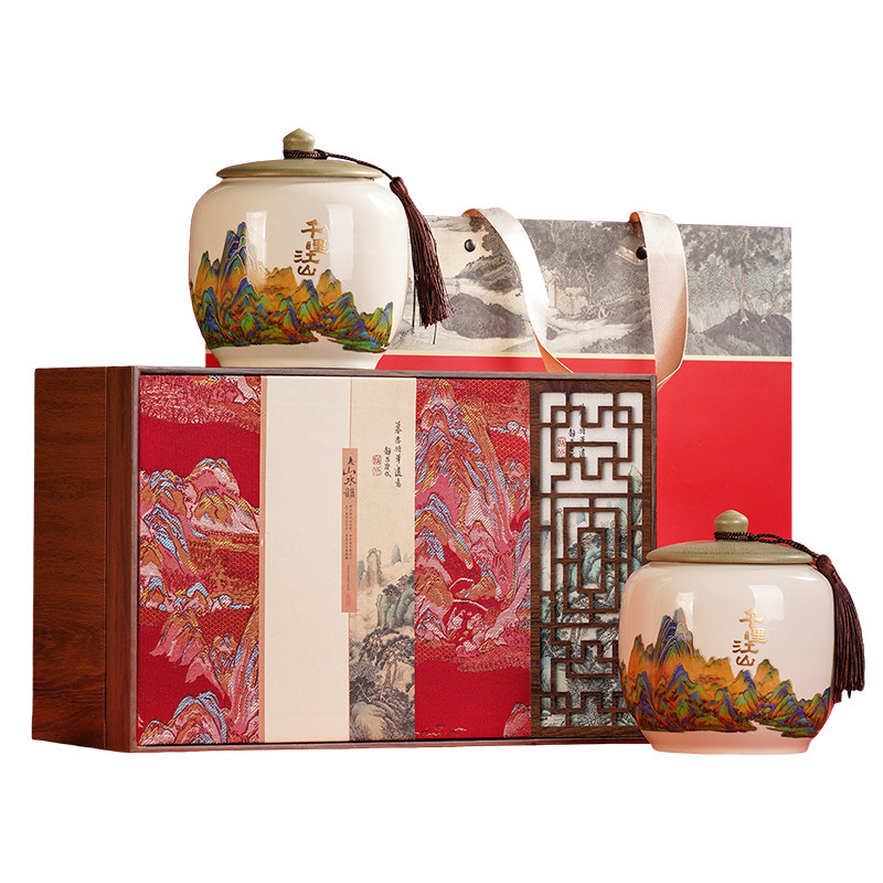 武夷高山大红袍小种高档茶叶礼盒装团购定制送长辈金骏眉铁观音