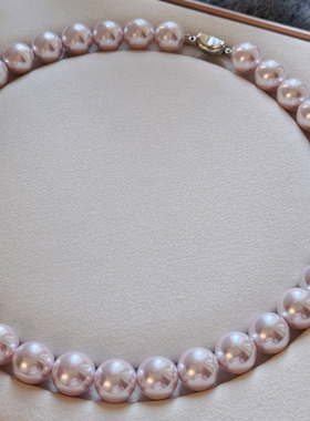 曼塔玫瑰粉色珍珠项链颈链女2025新款爆款轻奢小众高级感法式气质