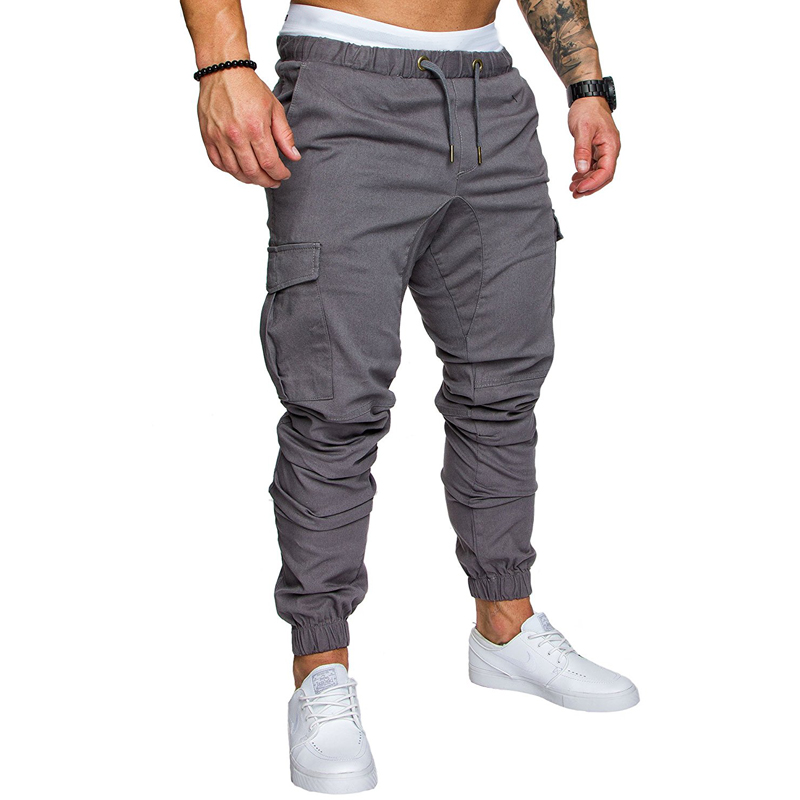 Cargo Pants Trousers For Men Clothes Mens Casual Jogger Man - 图0