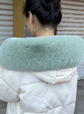 皮草冬季加厚通勤男女通用毛领