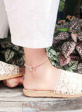 平安喜乐福本命年红绳编织纯银女