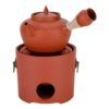 Carbon-electric dual-purpose tea pottery stove handmade clay stove