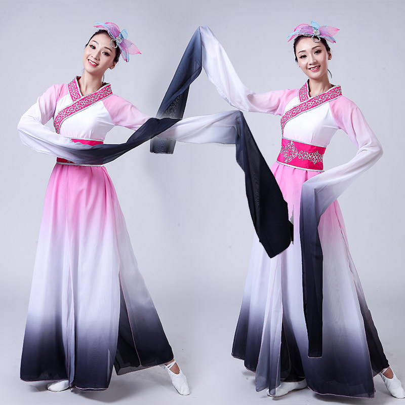 水袖古典舞女成人飘逸2020演出服 卡妆妮民族服装/舞台装