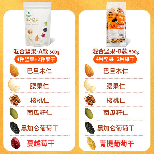 雪白仁每日坚果休闲零食混合坚果干果烘焙雪花酥孕妈宝妈零食 - 图0