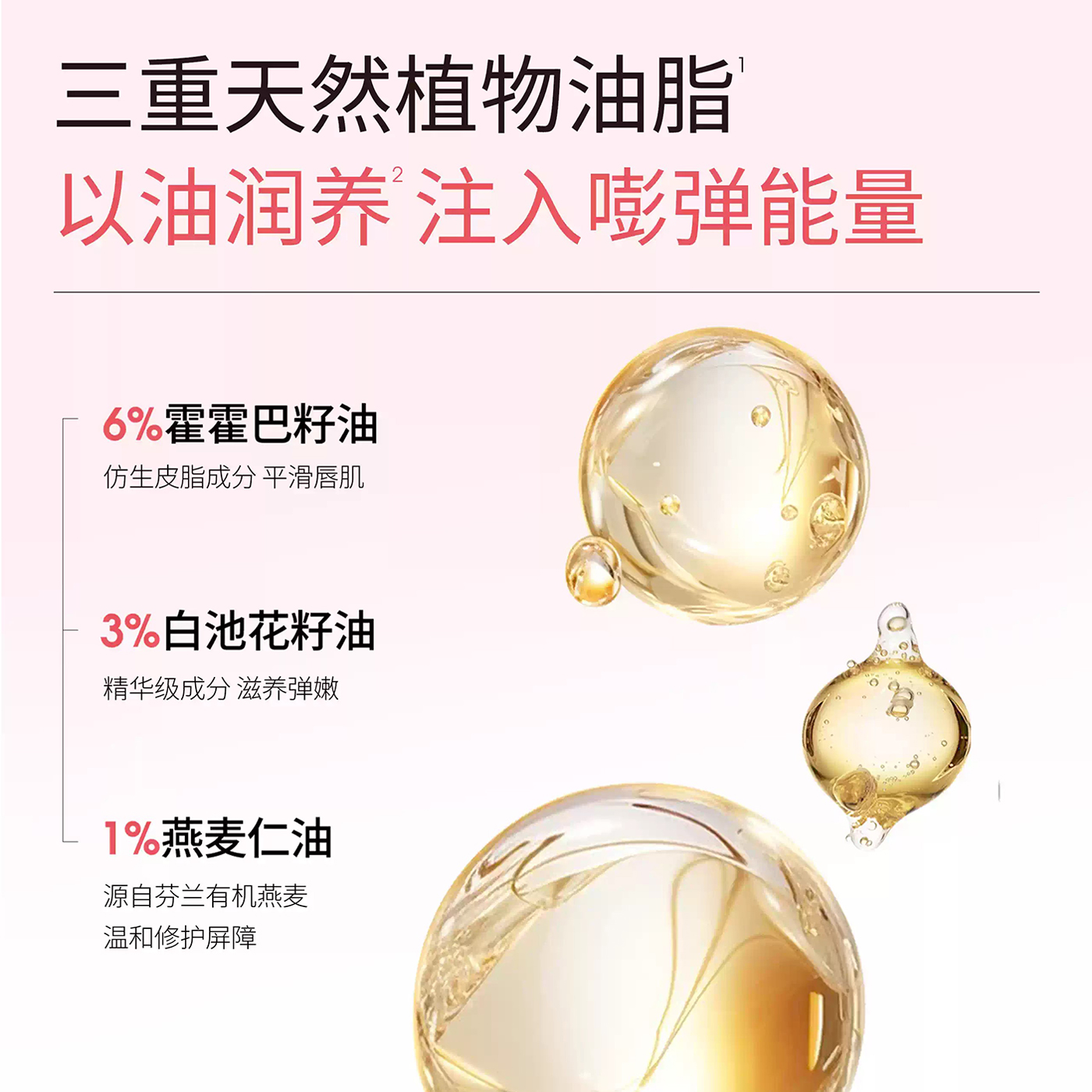 ddg燕麦唇油保湿滋润唇部精华去死皮补水透明润唇膏油淡化唇纹女 - 图0