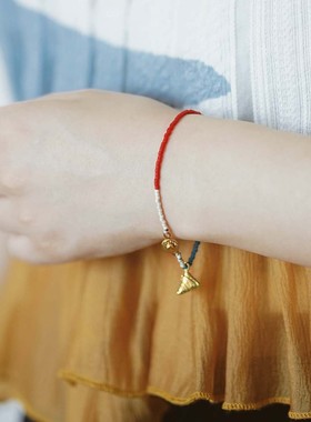 端午粽子无同银镀金礼物彩色