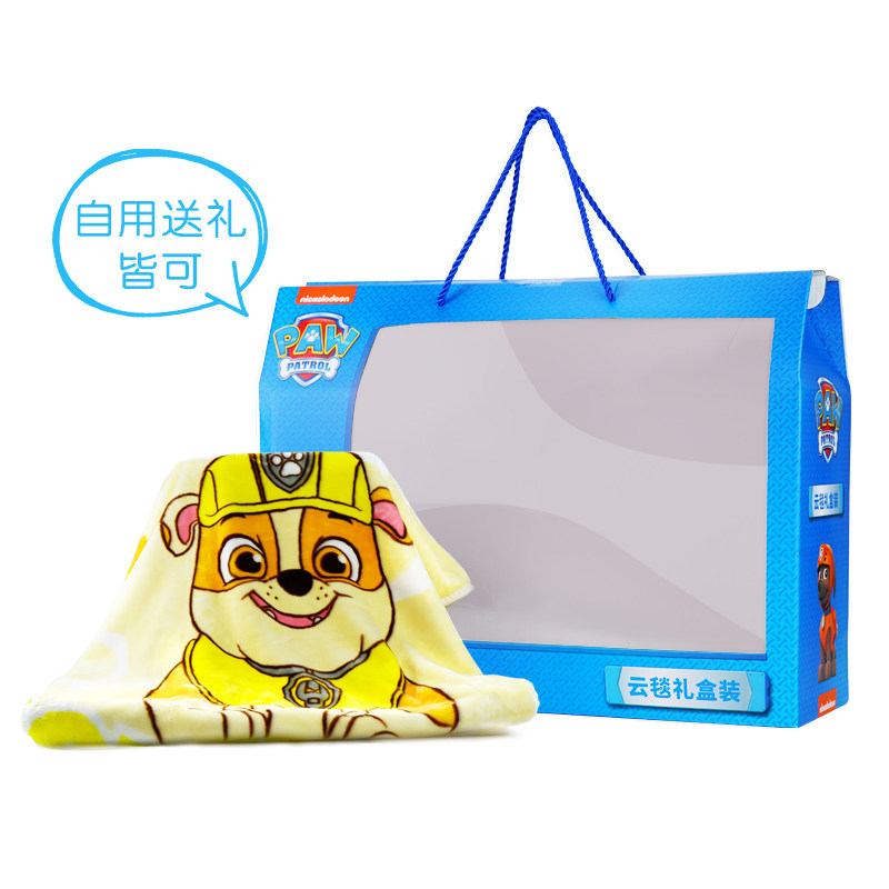 汪汪队立大功小被子幼儿园宝宝绒毯 汪汪队立大功休闲毯/毛毯/绒毯