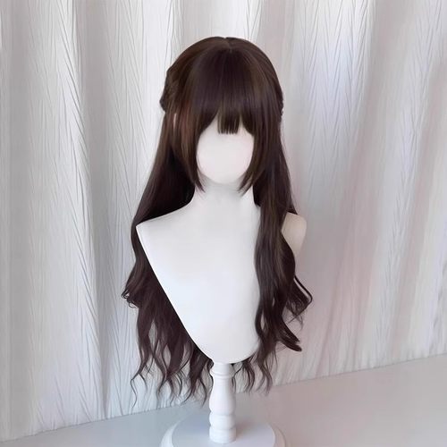 假发女孩假发长卷发长发lolita大波浪洛丽塔日常整顶萝莉全头套式 - 图1