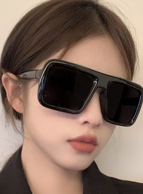 防紫外线方形复古女欧美风
