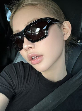 欧美风猫眼异形未来感黑色