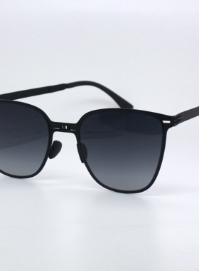 便携可折叠墨镜超轻薄方形墨镜女