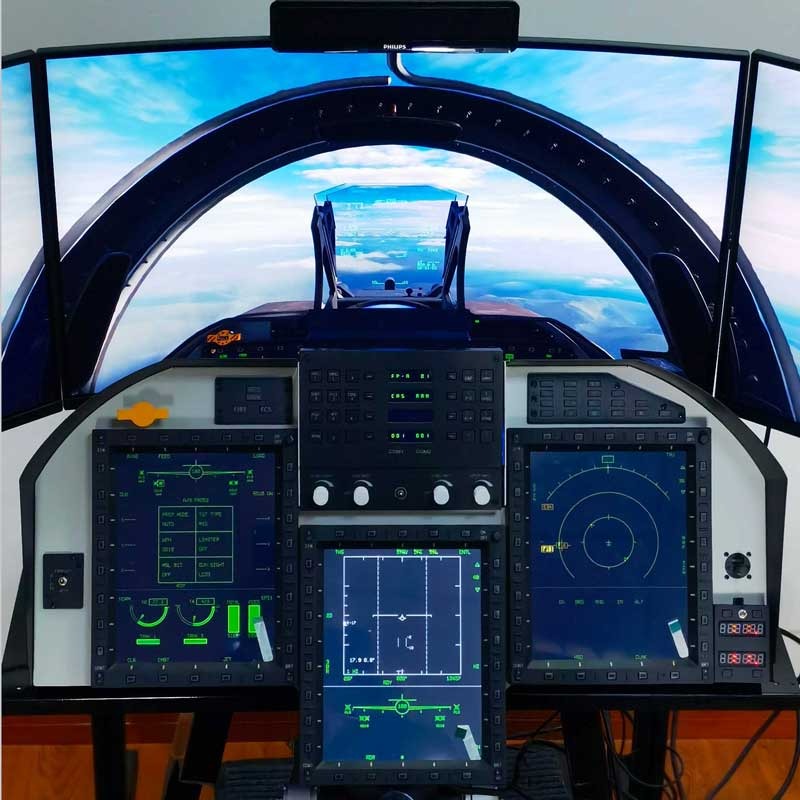 维飞Wefly枭龙JF-17 MFCD UFCP模拟飞行仪表MFD多功能显示面板dcs - 图0