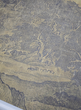 国画山水画古画临摹底稿装饰画