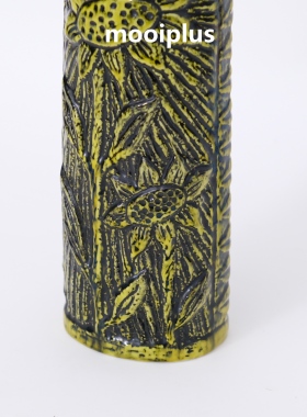 瑞典/中古｜Rorstrand 艺术领袖 Gunnar Nylund 向日葵 花瓶24cm