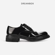 dreambox钧博vibram高端马臀皮休闲皮鞋手工固特异