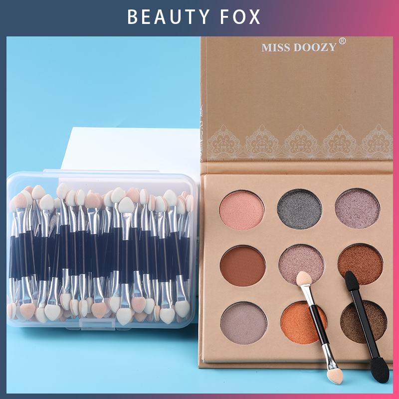 彩妆化妆工具双头海绵眼影棒一次性眼影刷软毛便携初学者眼妆工具,淘宝优惠券,粉丝福利购,淘宝优惠卷