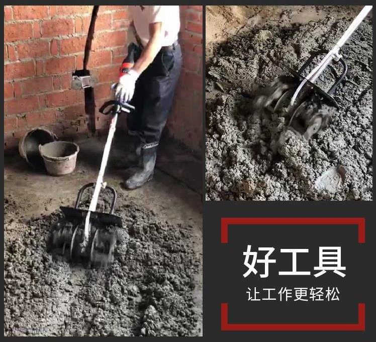 齿轮箱除锈钢丝刷水泥搅拌轮割草锄草头工作头松土刀片搅拌头配件 - 图0