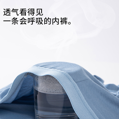 猫人男士平角舒适透气亲肤内裤四角短裤头