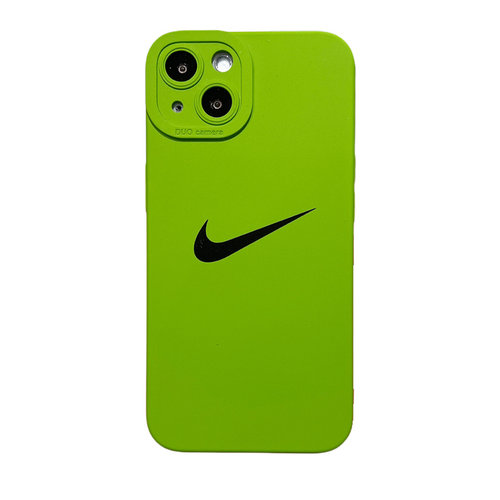 芥末绿16适用iphone13pro max苹果17nike手机壳11液态硅胶加绒软12潮牌男女15小清新xsmax软壳14plus防摔抗摔 - 图3