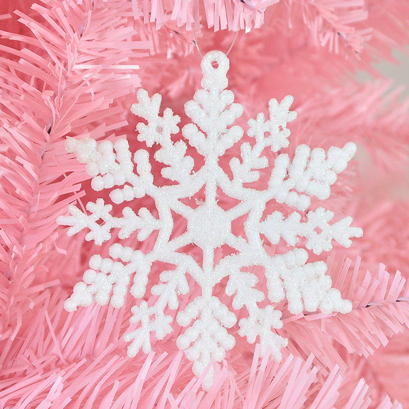 创意白色雪花片挂件圣诞装饰品雪花挂饰室内橱窗装扮圣诞树配件,淘宝优惠券,粉丝福利购,淘宝优惠卷