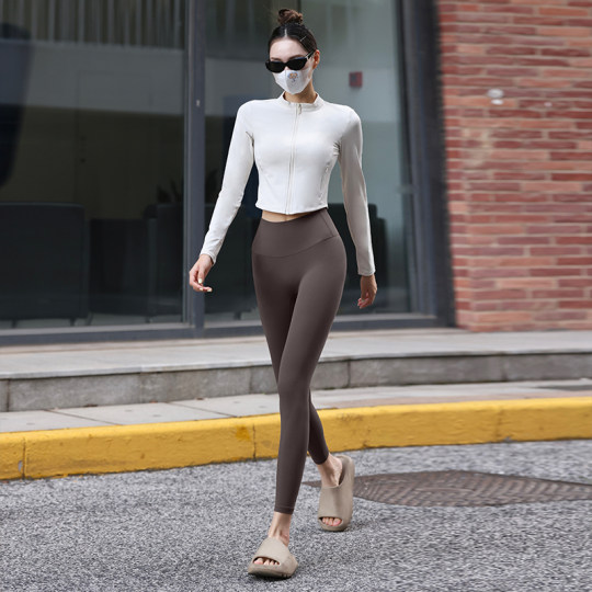 Beemen瑜伽裤女高腰提臀健身2025新款外穿收腹蜜桃臀健身运动长裤