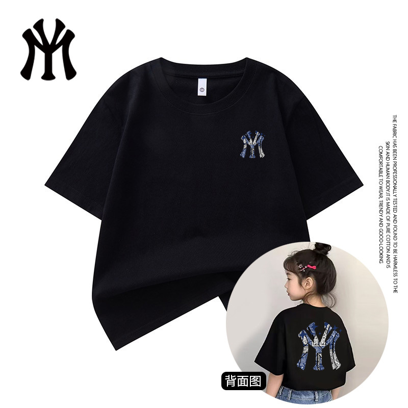 官方正品夏季情侣纯棉短袖潮流短袖儿童爆款26新款T恤男女款4