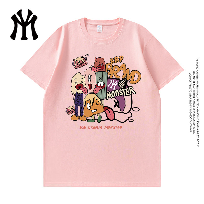 官方正品夏季情侣纯棉短袖潮流短袖男款爆款26新款T恤男女款6