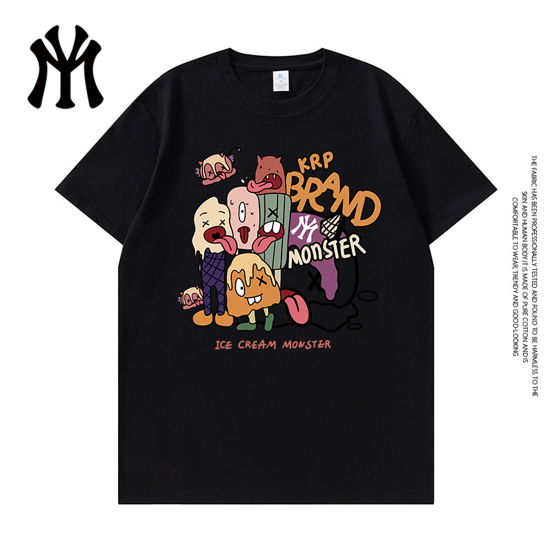 官方正品夏季情侣纯棉短袖潮流短袖男款爆款26新款T恤男女款8