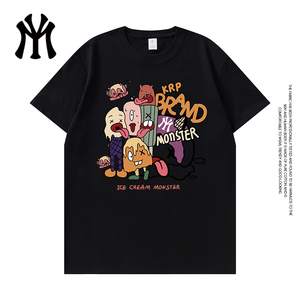 MYVM官方正品夏季情侣纯棉短袖潮流短袖男款爆款26新款T恤男女27