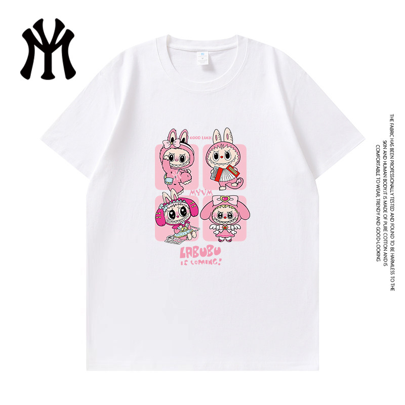 官方正品夏季情侣纯棉短袖潮流短袖男款爆款26新款T恤男女款8