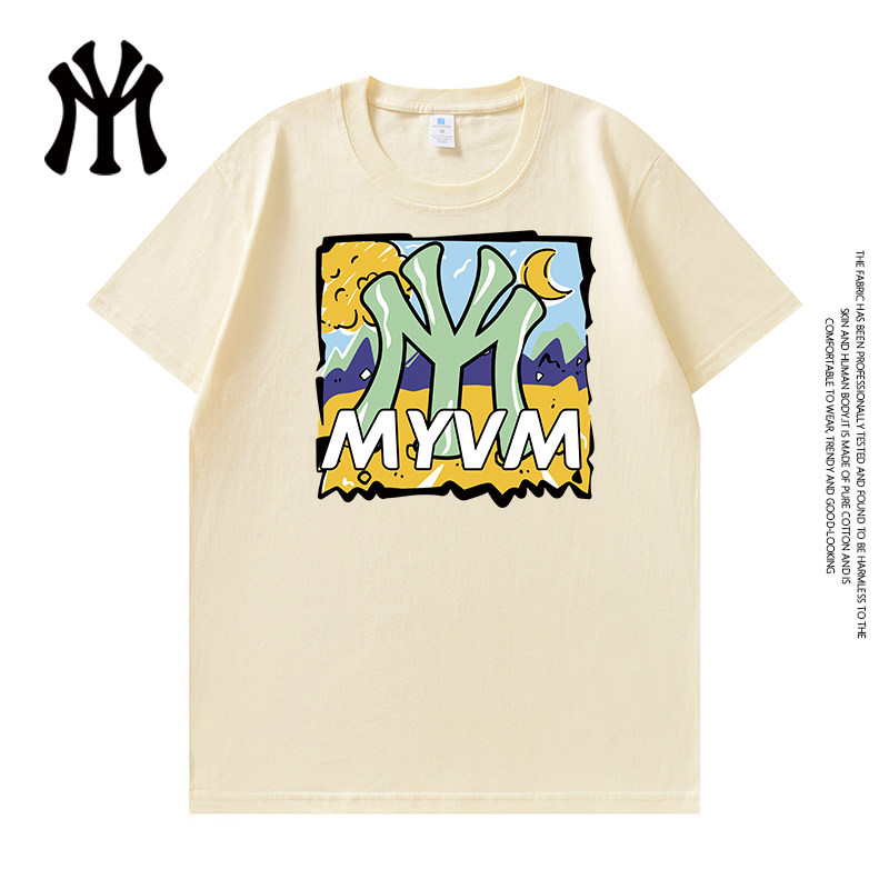 官方正品夏季情侣纯棉短袖潮流短袖男款爆款26新款T恤男女款6