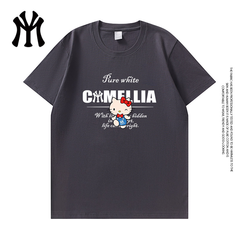 官方正品夏季情侣纯棉短袖潮流短袖男款爆款26新款T恤男女款8