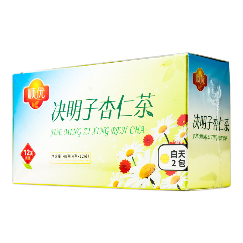 顺优决明子4g*12袋袋泡茶杏仁茶 衡阳老百姓大药房养生茶