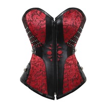 Writing True Gothic style palace plastic body clothes zipped steam punk waistcoat Waistcoat Tochest Underwear Corset