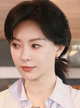 花儿与少年陈数同款耳环 复古珐琅耳钉古法金色耳饰气质独特漂亮