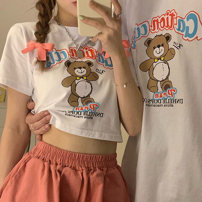 不一样情侣装夏装2024新款潮流网红高级感小众设ins情人节短袖t恤