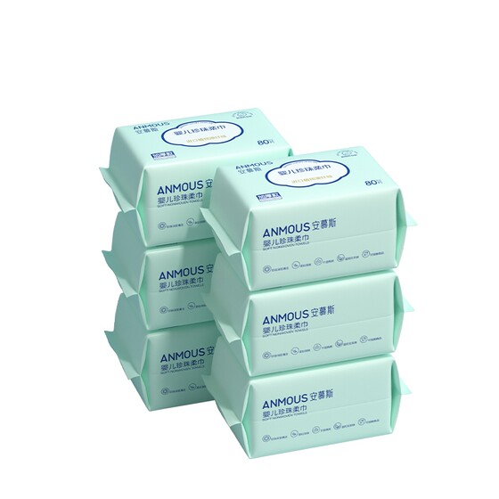 Anmus baby soft wipes 80 pieces 6 packs