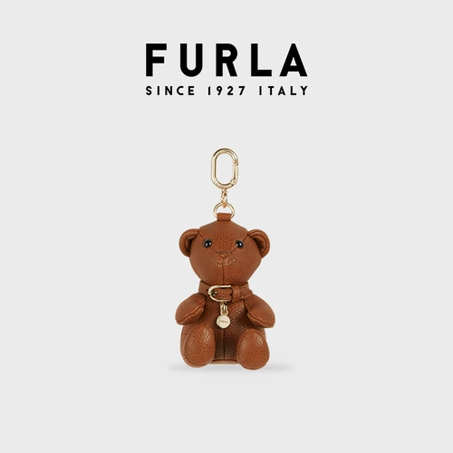 Furla fula мягкий кейринг маленький медведь подвесная штука