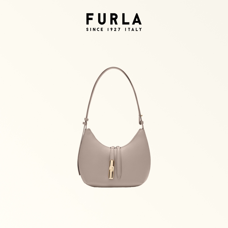 [新品]FURLA芙拉GOCCIA牛皮小号女士通勤单肩包腋下包