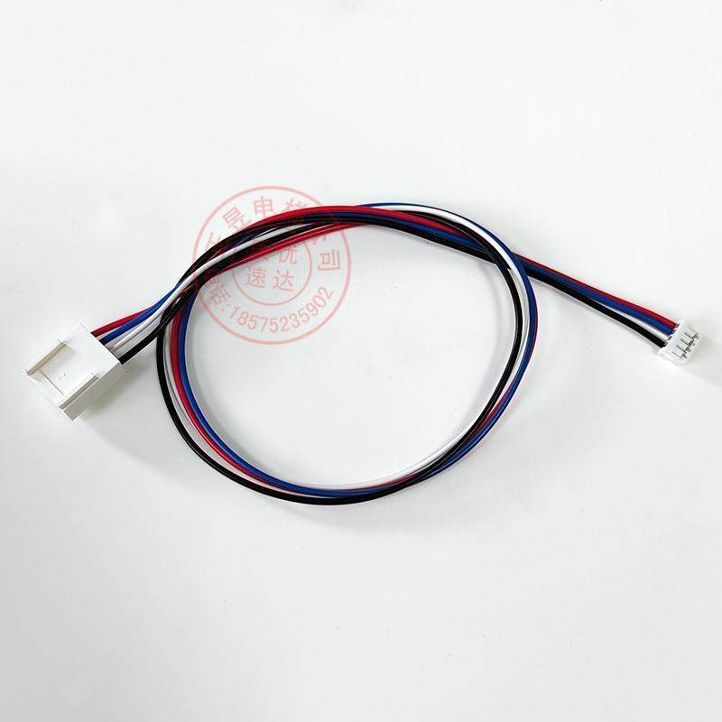 广日双白头30cm按钮线4线接头线插头线外呼按键连接线,淘宝优惠券,粉丝福利购,淘宝优惠卷