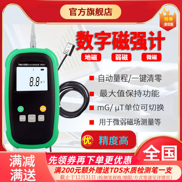 Source constant flux gate magnetometer geomagnetic meter
