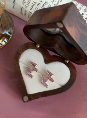 法式925银针女锆石气质小众百搭