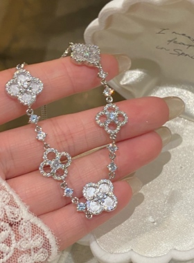 轻奢高级小众气质爆闪精致手链女