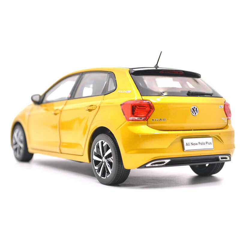 1比18大众车模Volkswagen Polo Plus 2019仿真合金模型汽车收藏品