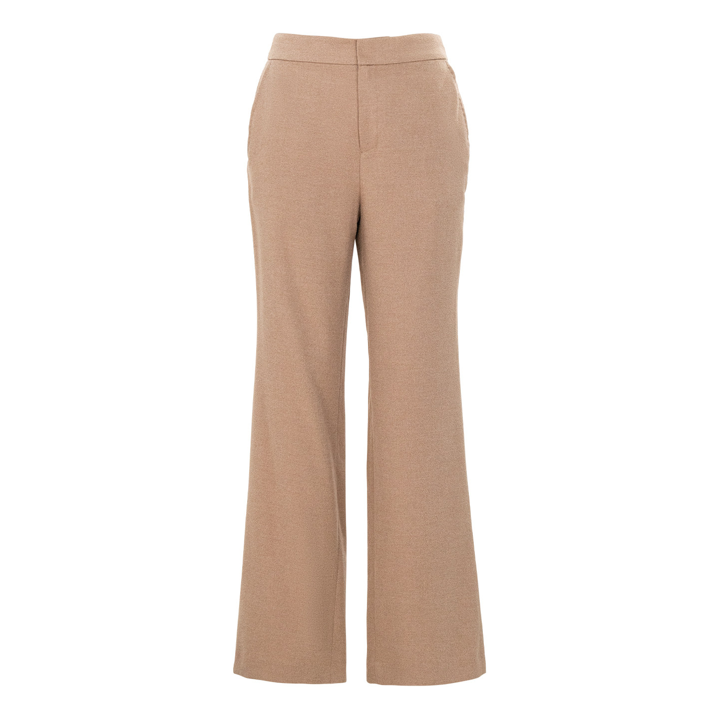 HONRN/红人宽松桑蚕丝骆驼绒毛呢直筒阔腿休闲裤女秋冬HI55OK504,淘宝优惠券,粉丝福利购,淘宝优惠卷