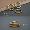 Original brass mobile phone lanyard ring buckle headphone cord